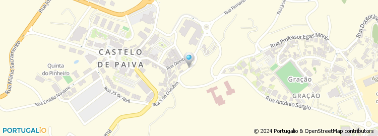 Mapa de Rua Doutor Pinheiro Branco