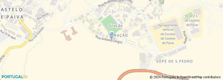 Mapa de Rua José Maria Pinto Monteiro
