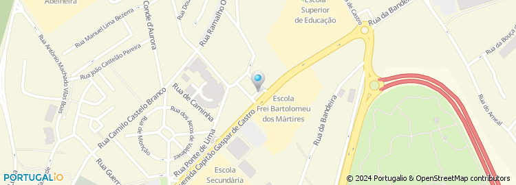 Mapa de Castelvia - Soc.De Malhas Confecções de Vestuário Viana do Castelo, Lda