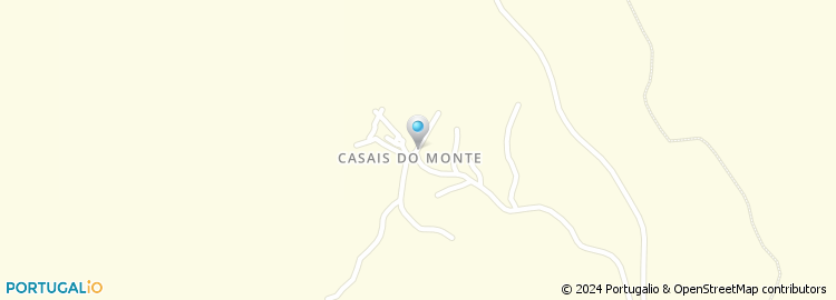 Mapa de Casais do Monte