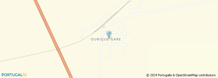 Mapa de Estação de Ourique