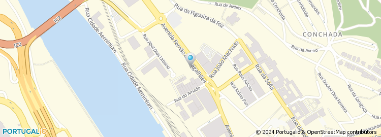 Mapa de CCP, Casa de Crédito Popular, Coimbra