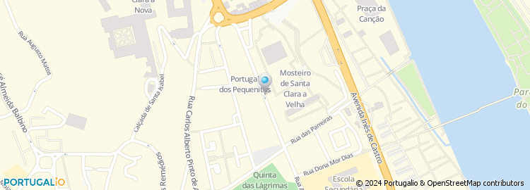 Mapa de Celisc Centro Linguistico de Coimbra, Lda