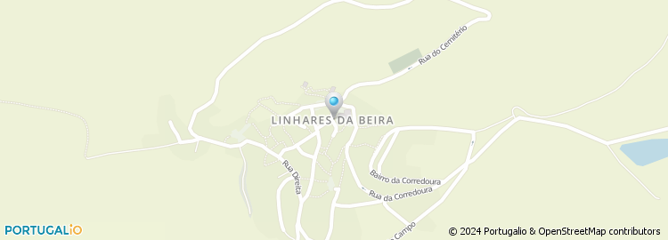 Mapa de Linhares da Beira