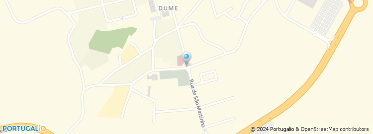Mapa de Centro Comunitario de São Martinho de Dume