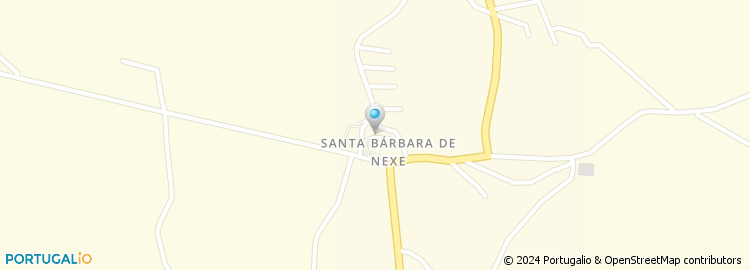 Mapa de Centro de Bem Estar de Santa Barbara de Nexe