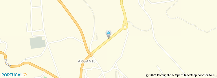 Mapa de Centro de Emprego e Formação Profissional do Pinhal Interior Norte, Arganil