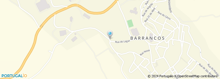 Mapa de Centro de Saúde de Barrancos