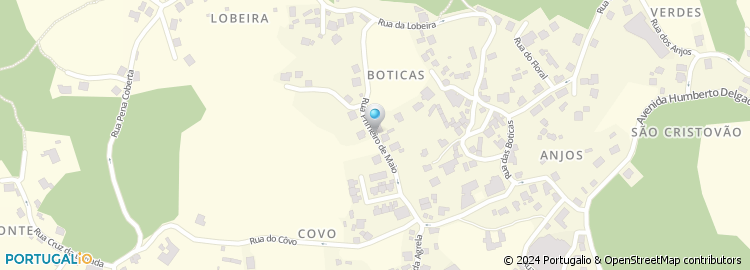 Mapa de Centro de Saúde de Viana do Castelo