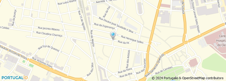 Mapa de Centro Estomatologico de Cirurgia Oral Duque de Palmela, Lda