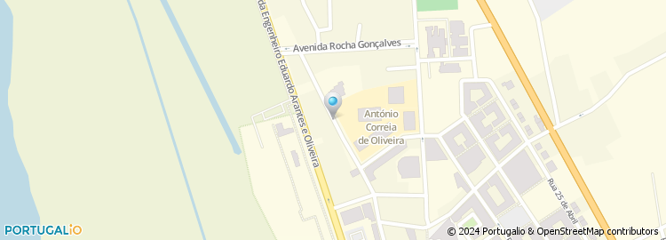 Mapa de Centro Infantil da Escola António Correia de Oliveira