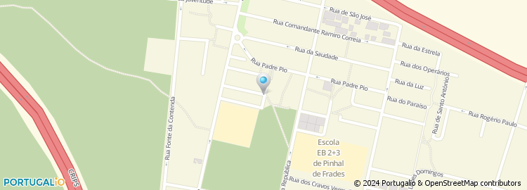 Mapa de Centro Medico Dentario de Pinhal de Frades, Lda