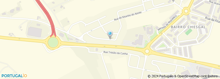 Mapa de Centro Regional de Segurança Social do Algarve