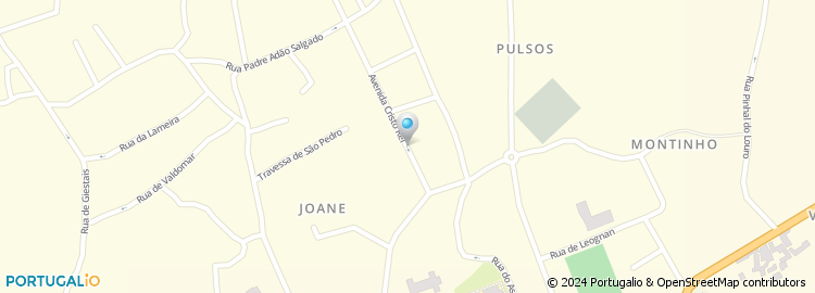 Mapa de Centro Social da Paróquia de Joane
