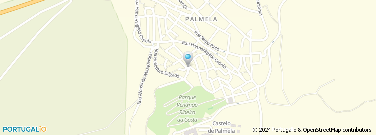 Mapa de Centro Social de Palmela