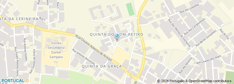 Mapa de Centro Social Paroquial de Vale Figueira