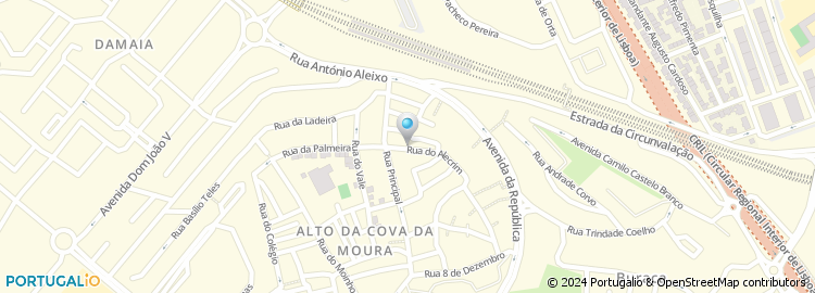 Mapa de Cervejaria, Alves & Penteado, Lda