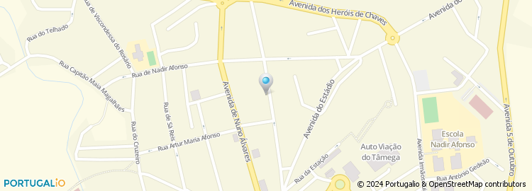 Mapa de Avenida General Ribeiro de Carvalho