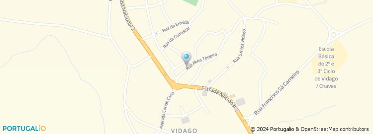 Mapa de Rua Alves Teixeira
