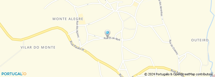 Mapa de Cliave - Clinica do Vale do Ave, Lda