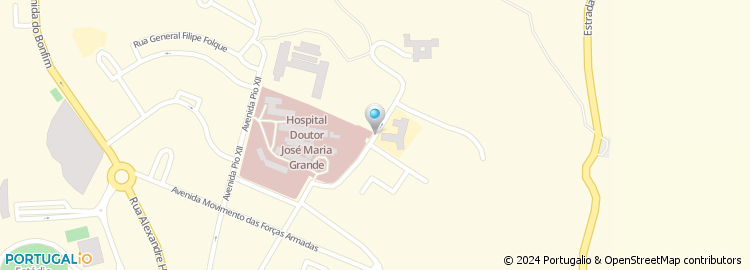Mapa de Clinica de Medicina Dentaria Dr. Carlos Bagulho, Lda