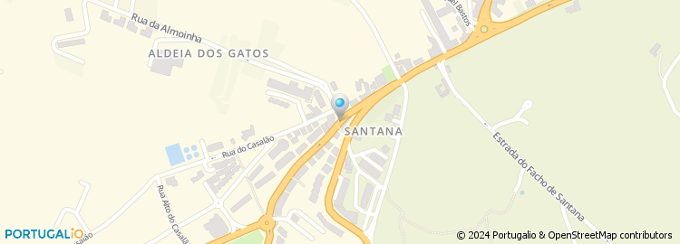 Mapa de Clinica de Santana, Lda