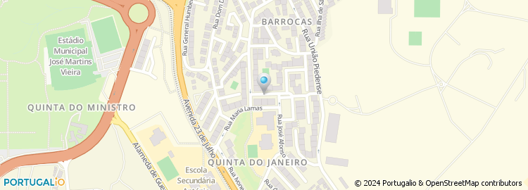 Mapa de Clinica Dentaria Quinta do Janeiro, Lda