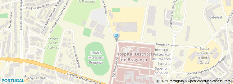 Mapa de Clube Academico de Bragança