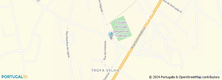 Mapa de Clube Desportivo Trofense, Futebol, Sduq, Lda