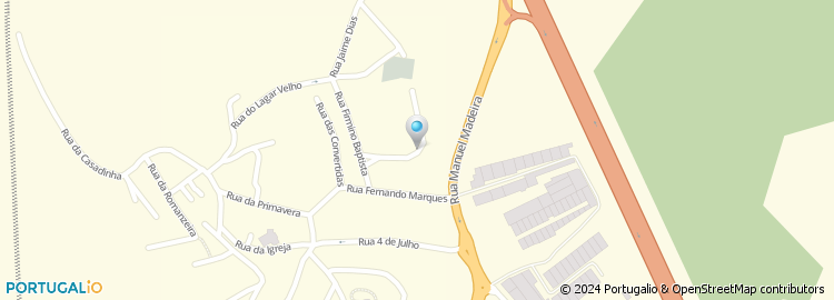 Mapa de Rua Fernando Marques
