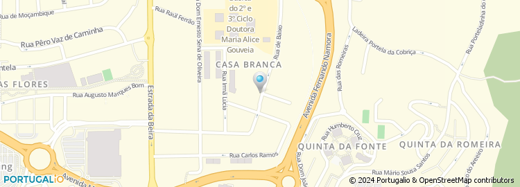 Mapa de Travessa da Rua de Baixo