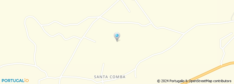 Mapa de Comércio de Pneus Santa Comba, Lda