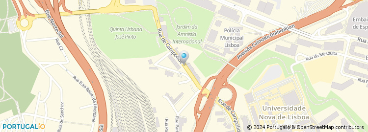 Mapa de Condominio do Empreendimento Twin Towers Sito na Rua de Campolide