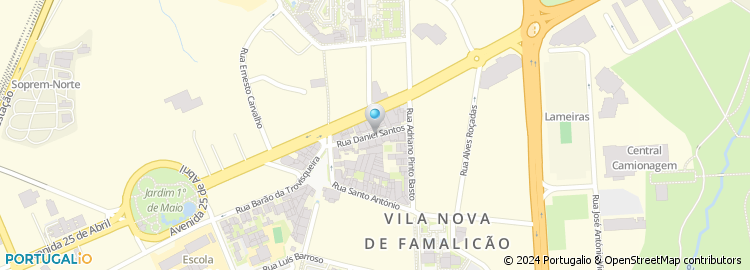 Mapa de Conservatoria do Registo Predial / Comercial - Vila Nova de Famalicão