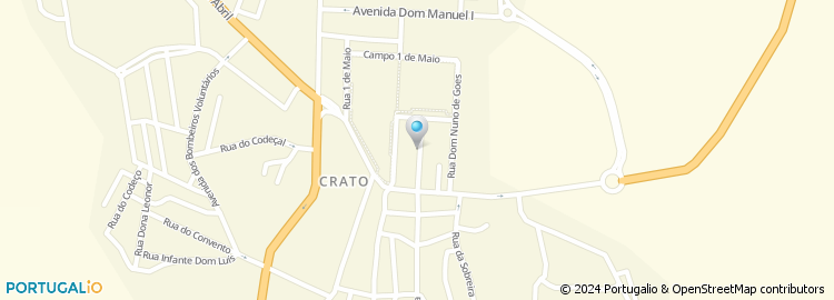Mapa de Rua António José de Almeida