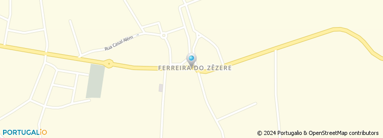 Mapa de Crifz - Centro de Recuperação Infantil de Ferreira do Zêzere