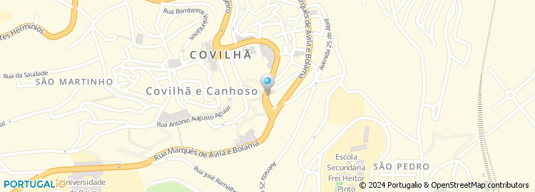 Mapa de Electro Central da Covilha, Lda