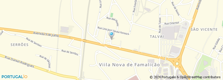 Mapa de Elsa Marinho & Maria Jose Vilaça - Minimercado, Lda