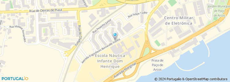 Mapa de Escola Básica Anselmo de Oliveira, Paço de Arcos, Oeiras