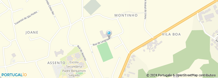 Mapa de Escola Básica Bernardino Machado, Joane