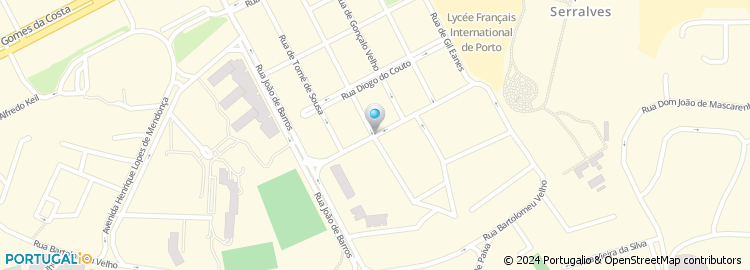 Mapa de Escola Básica da Pasteleira, Lordelo do Ouro, Porto