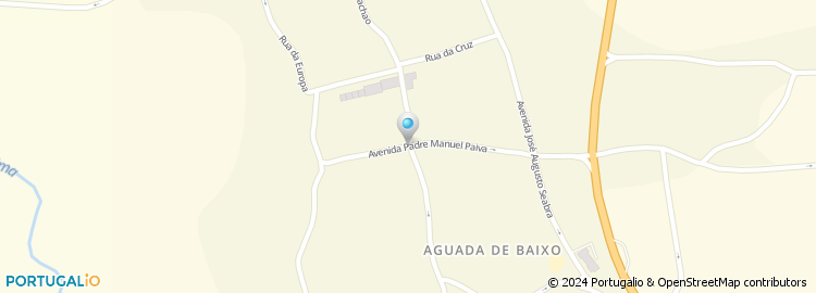 Mapa de Escola Básica de Aguada de Baixo, Águeda