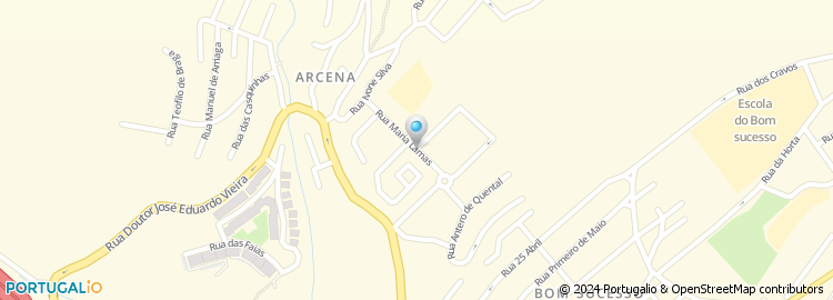 Mapa de Escola Básica de Arcena, Vila Franca de Xira