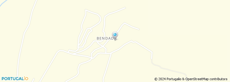 Mapa de Escola Básica de Bendada, Sabugal