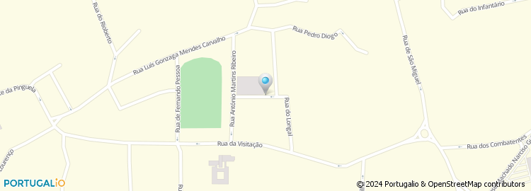 Mapa de Escola Básica de Bom Nome, Vila das Aves, Santo Tirso