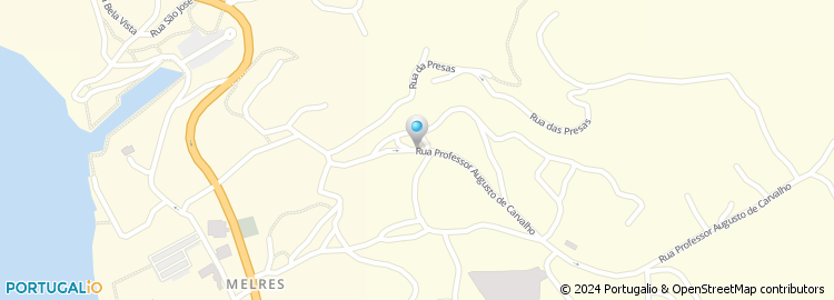 Mapa de Escola Básica de Carvalhos, Gondomar