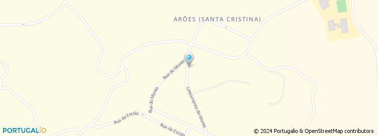 Mapa de Escola Básica de Monte, Arões - Santa Cristina, Fafe