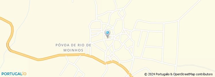 Mapa de Escola Básica de Póvoa de Rio de Moinhos, Castelo Branco