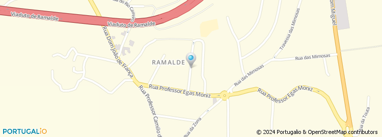 Mapa de Escola Básica de Ramalde, Gondomar