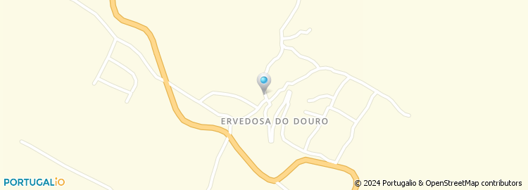 Mapa de Escola Basica do 1.º Ciclo de Ervedosa do Douro